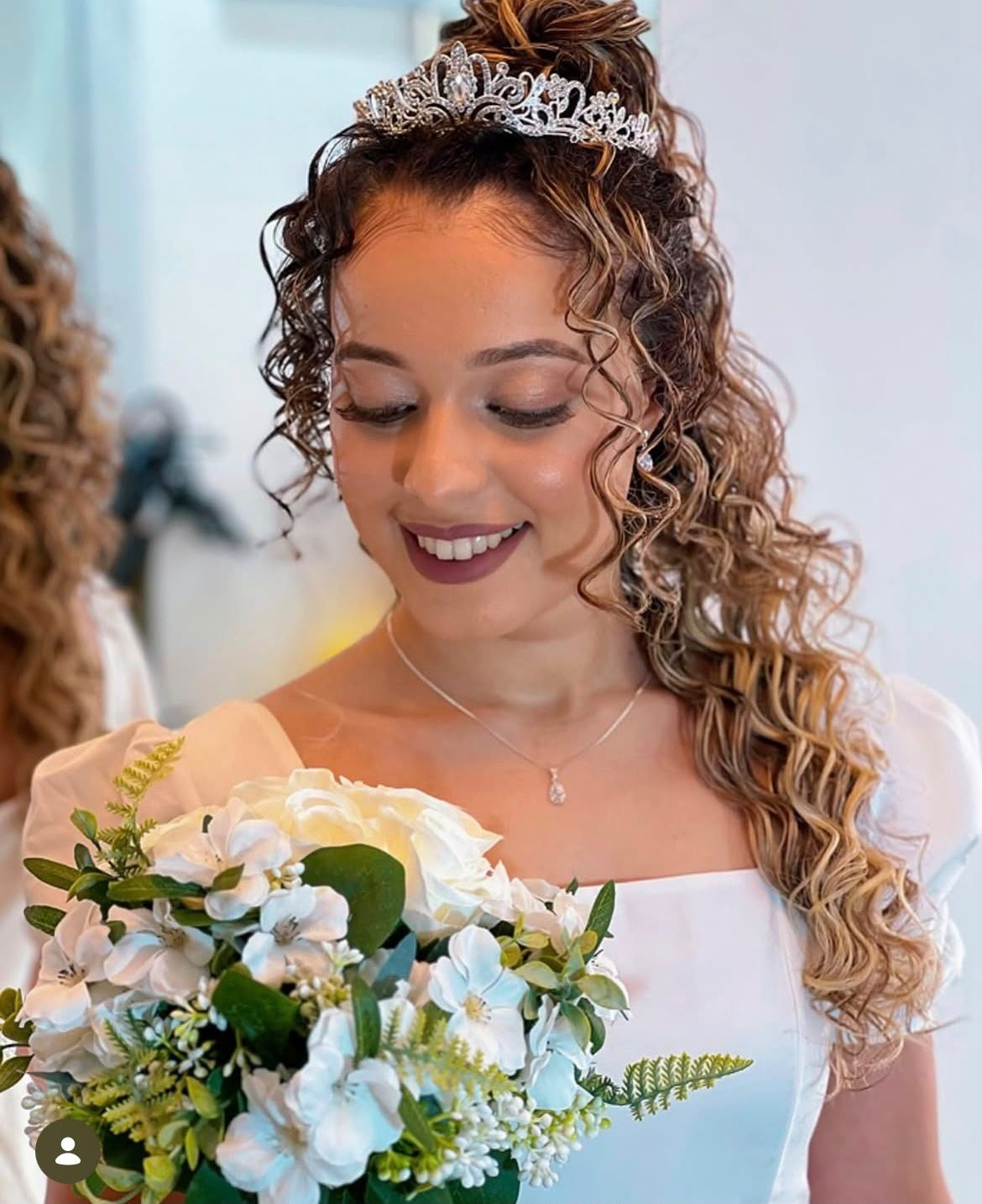 Produção de beleza para noiva